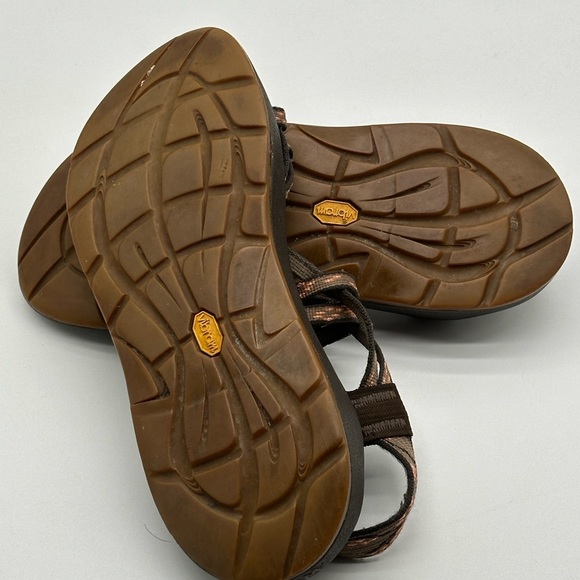 Chaco ZX2 Yampa J105016 Strappy Brown Toe Loop Water Sandals US Women's Size 9 - Picture 9 of 11